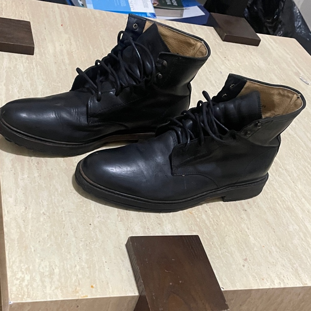 Frye Black Men's Leather Boots